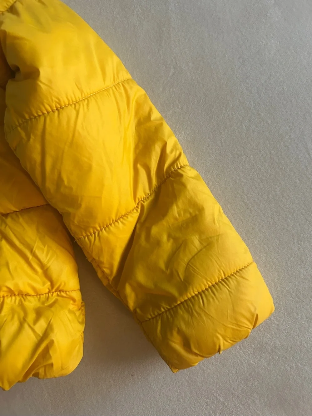 Old Navy Yellow Hooded Puffer Jacket for Kids